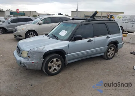 2002 Subaru Forester S из США, поврежденный, VIN JF1SF65622H714536